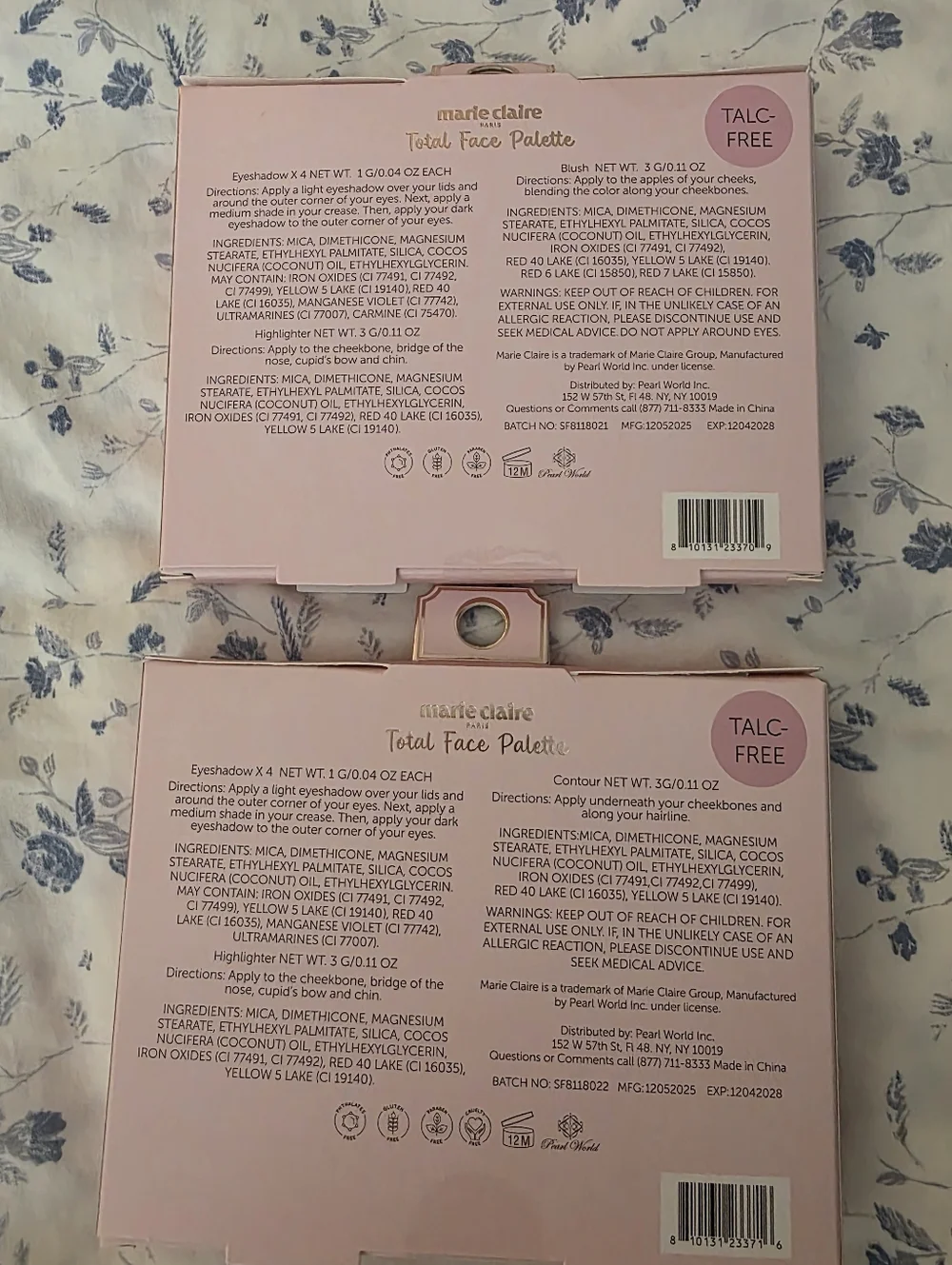Natural Charm Eyeshadow & Smokey Delight Palette Bundle Duo Marie Claire